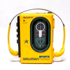 Sony Sports Walkman WM-F45 FM/AM Cassette Player New Drive Belts Serviced