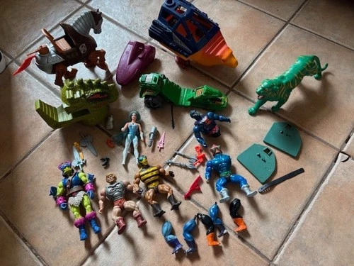 vintage 80s Mattel He-Man Masters of the Universe action figure acc vehicles