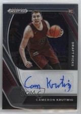 2021-22 Panini Prizm Draft Picks Draft Picks Cameron Krutwig #DP-CKR Auto 1j69