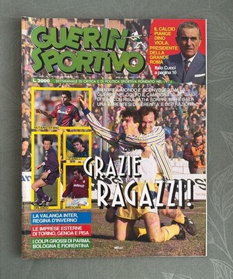 GUERIN SPORTIVO N.4/1991 - DER FUSSBALL WEINT DINO LILA PRÄSIDENT GRANDE ROMA