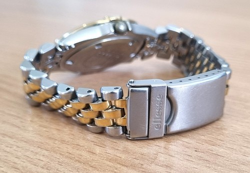 Ellesse SS gold dial dated Swiss V8 7 jewel Diver style watch - Picture 8 of 10