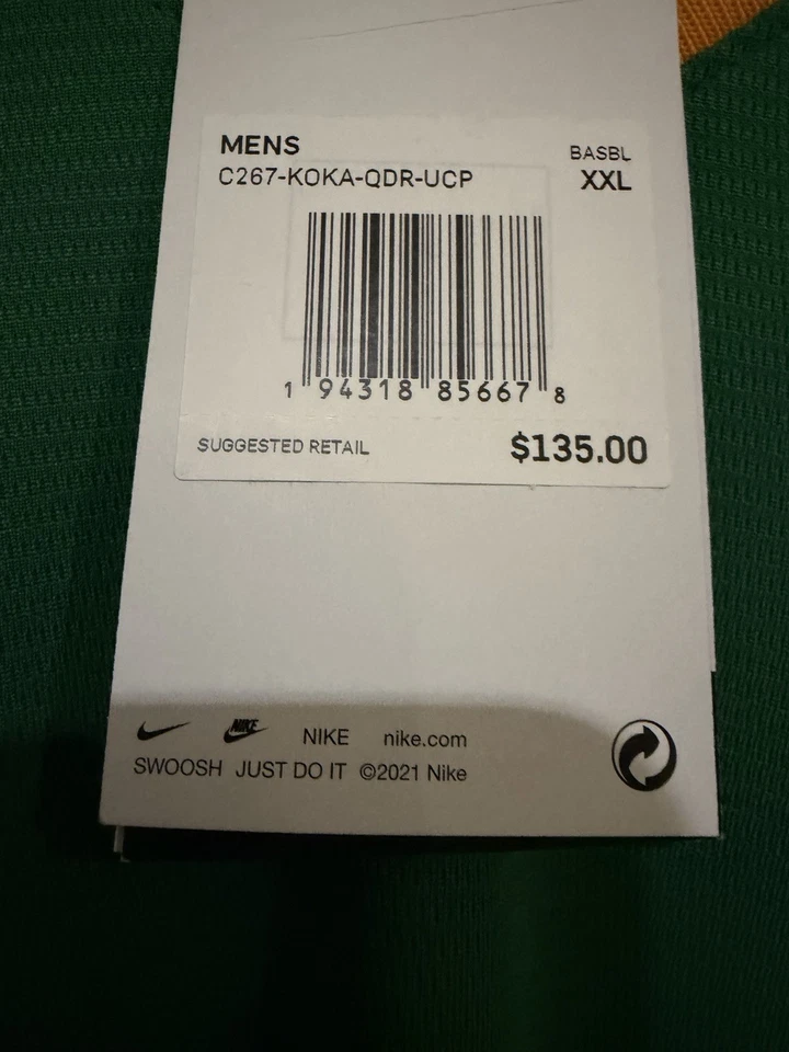 Nike Reggie Jackson Oakland Athletics Cooperstown Collection Player jersey 2XL  - Image 4 of 4