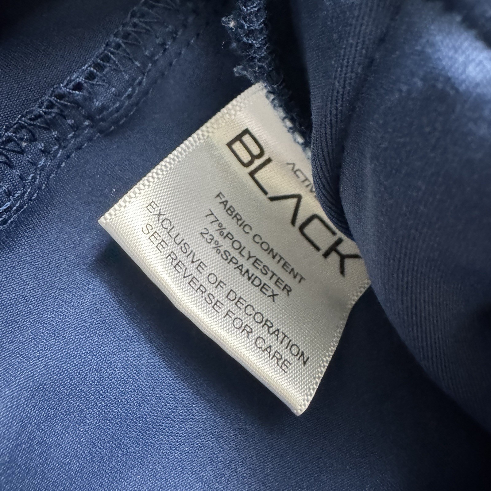 Actively Black Navy Blue Performance Tech Hoodie … - image 15