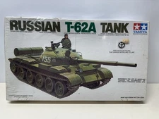 Tamiya USA TAM35108 1/35 Russian T-62A Tank Plastic Model New Sealed