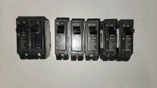 GE Breaker Lot Of 15a 30a Double 20a Breakers New