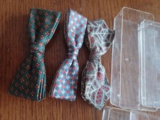 Lot Of 3 Bow Ties Clipp On