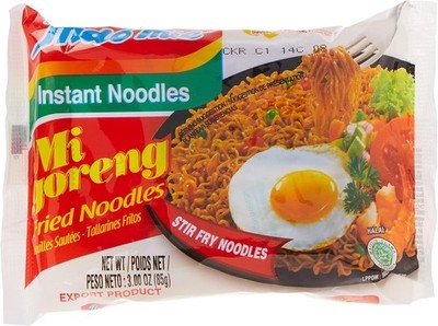 Mi Goreng Instant Stir Fry Noodles, Halal Certified, Original Flavor (Pack of