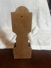 Vtg miniature Tempus Fugit wooden novelty Grandfather Clock key holder/planter.  — photo 3