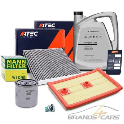 ATEC INSPEKTIONSPAKET FILTERKIT FÜR AUDI A3 SEAT LEON OCTAVIA VW GOLF 7
