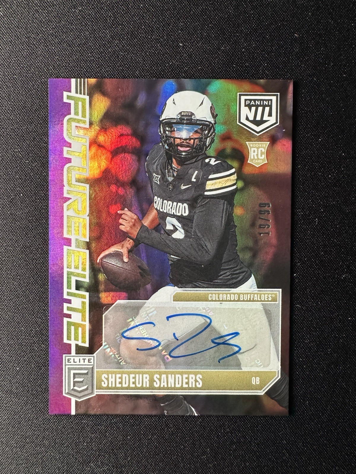 2025 Donruss Elite Shedeur Sanders RC Future Elite NIL Auto /99 Browns