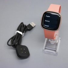 Fitbit Versa 4 FB523 Smartwatch Activity Tracker Copper Rose/Pink Sand