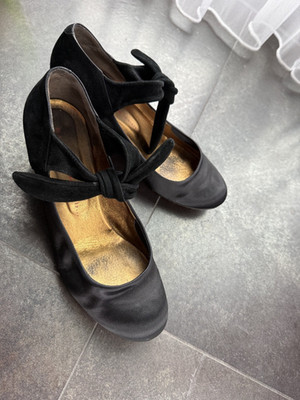 Leder Pumps D`aloja Design Gr. 38, 37,5  Italy