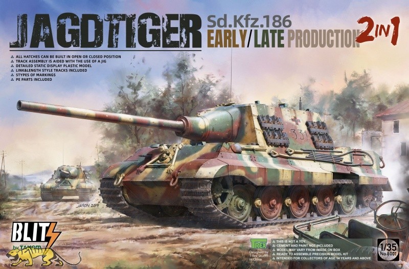 Takom Tak8001 1:35 Sd.kfz.186 Jagdtiger Early/Late Production 2 - Bild 5