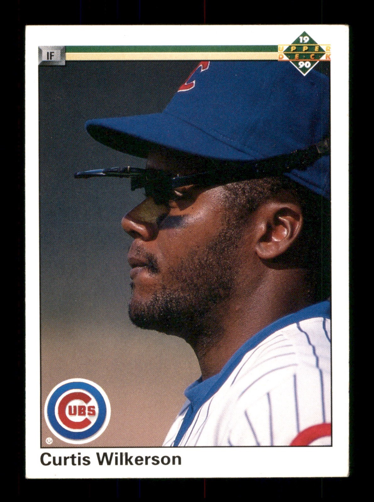 147 Curtis Wilkerson  Cubs 1990 Upper Deck Baseball Sports Trading Card