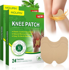 48Pcs Knee Patches, Natural Knee Pain Relief Arthritis Patch Knee Patches for Pa
