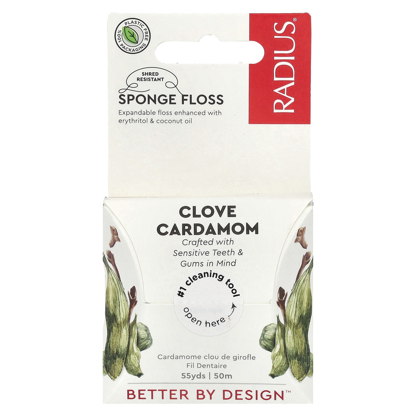 Зубная нить для бисквита Гвоздика с кардамоном 55 ярдов 50 м 1990₽