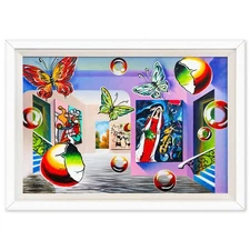 Alexander Astahov- Original Oil on Canvas "Through the Surreal Portal"