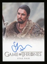 2019 Game of Thrones Inflexions Staz Nair as Qhono Full Bleed Autograph