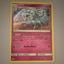 The Pokémon Company Alolan Ninetales 111/149 Sun & Moon Holo Rare Eng 110HP