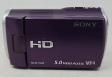 Sony MHS-CM1 Camcorder HD Webbie Video Camera Orange 5.0MP 5X Optical Parts Only