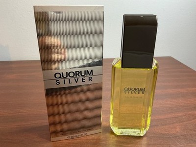 Quorum Silver by Puig Eau De Toilette Spray 3.4 oz For Men New in Box