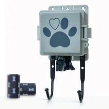 Pet waste bag holder 2 PCs set, Dog bag storage dispenser