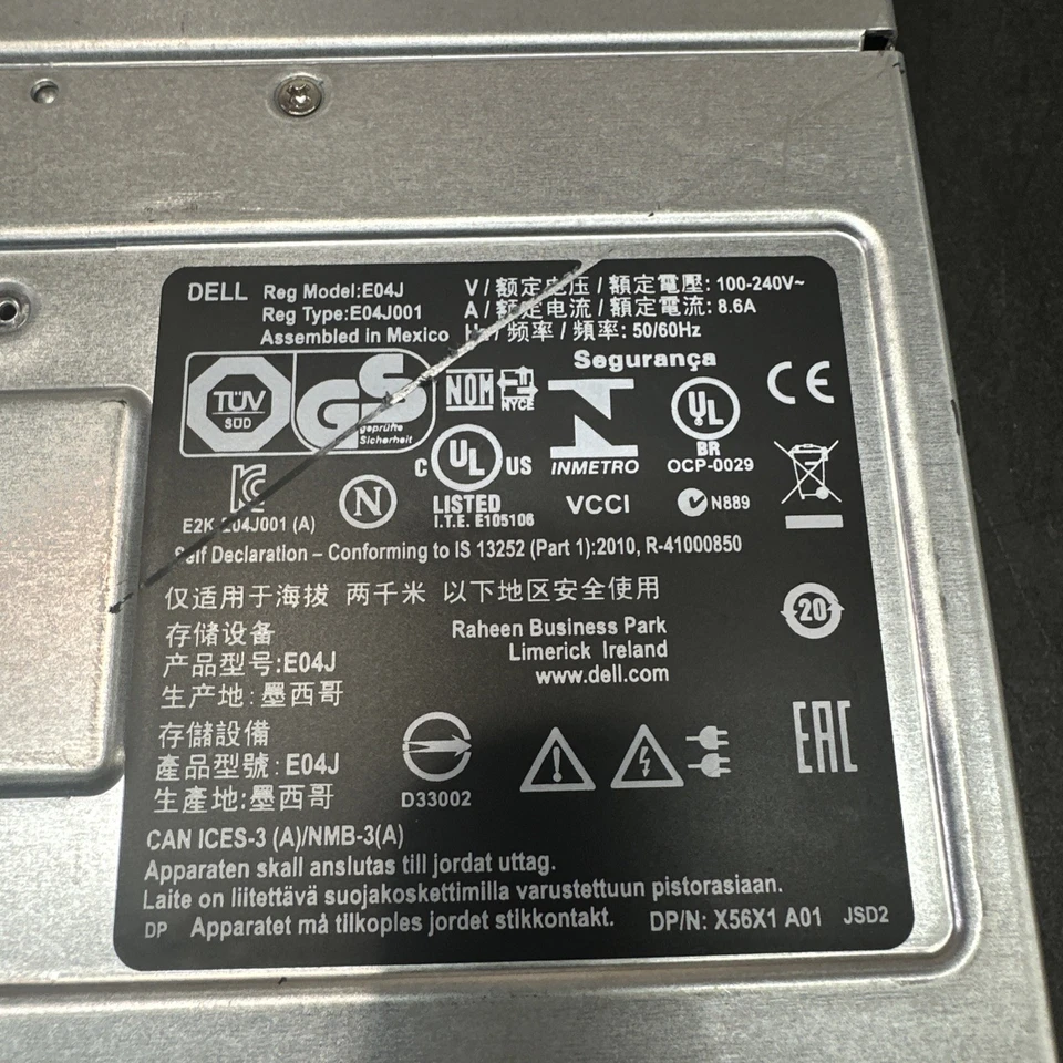 Dell Compellent SC220 Disk Shelf  24 SFF 2.5" Bay. - Image 4 of 4