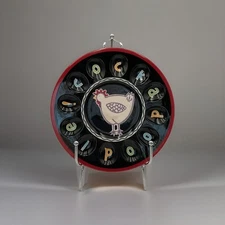 Becky Denny Southern Living At Home “Cockadoodle” Deviled Egg Ceramic Platter