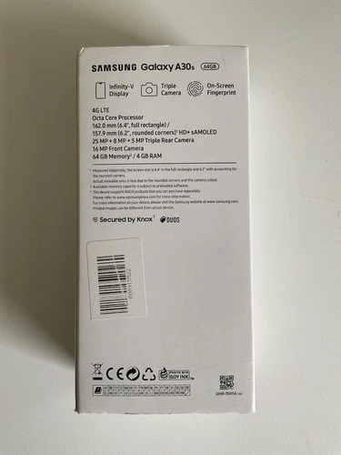 Samsung A30s SM-A307F/DS - 64GB - Prism Crush Schwarz  (Ohne Simlock) (Dual SIM) - Bild 5 von 5