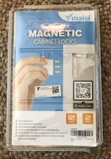 Maisi Baby Proofing Magnetic Cabinet Locks - 12 Pack Magnetic Child Locks 2 keys