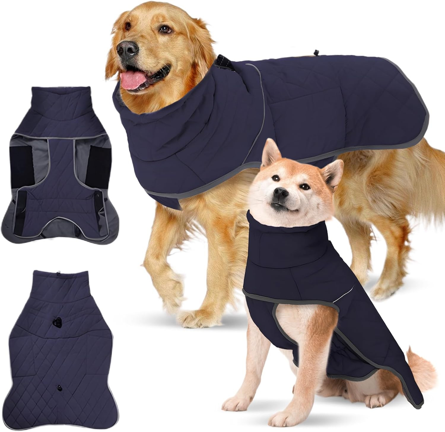 Cappotto Impermeabile Caldo per Cani - Protezione Invernale Premium