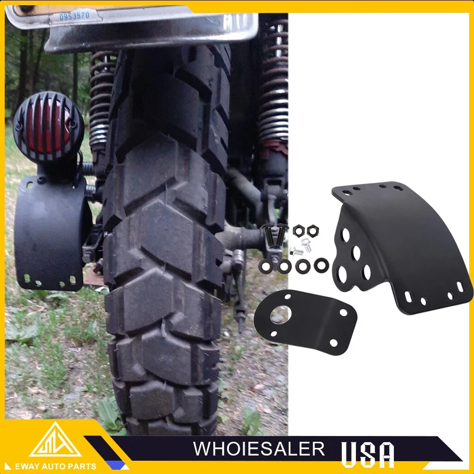 Soporte de luz trasera de montaje lateral para Harley Sportster 883 1200 Foto 3 de 4