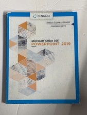 Shelly Cashman Series Microsoft Office 365  PowerPoint 2019 Paperback - GOOD