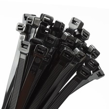Armpow 18 inch Black Zip Ties Heavy Duty 100 PACK, 220 LBS Ultra Exclusive St...