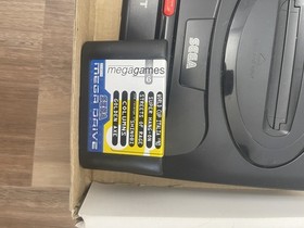 Sega Mega drive Mega 6 Console Variant With Rare Brian Lara Booster Tin