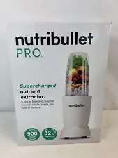 Nutribullet Pro 900 Watts 32-Oz Nutrient Extractor Blender -White (NB-BX1103-23)