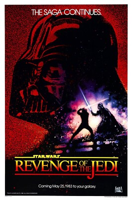 1983 Star Wars Episode VI Return Of The Jedi Movie Poster Print