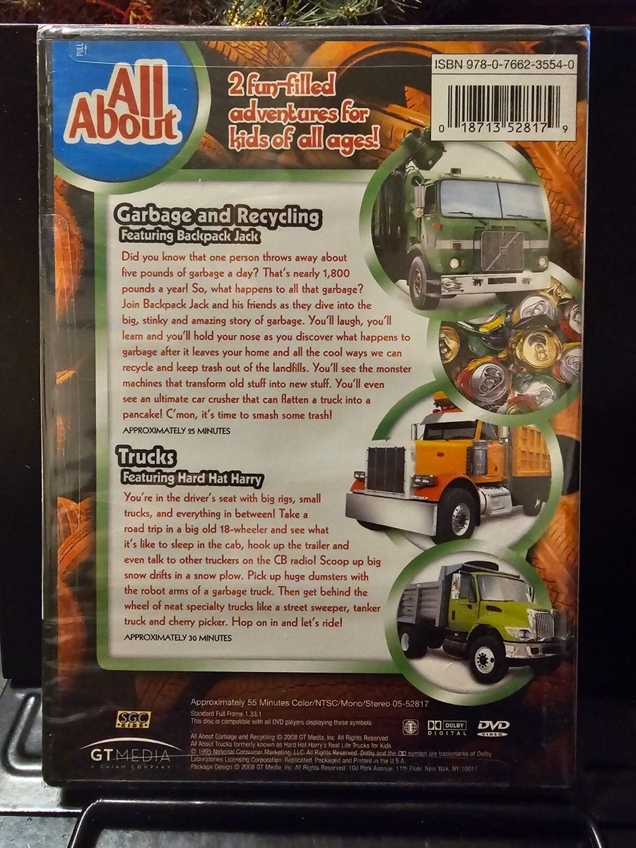 All About Garbage and Recycling (DVD, 2008) NEW SEALED