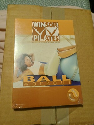 WINSOR PILATES  BALL WORKOUT NEW SEALED 2004 DVD English Spanish Free US Ship
