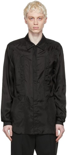 Rick Owens Long Sleeve Shirt/ Size 38/ Black/ RU21S6299-CCP1 | eBay