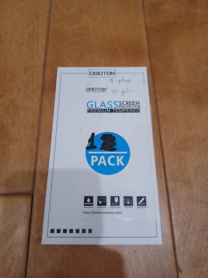 Omoton Glass Screen Protector Premium Tempered, 1 Pack, For iPhone 7 Plus/8 Plus