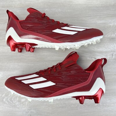 Adidas AdiZero Football Cleats Red GW5058 Men\'s sizes 9 & 13 NEW Adidas AdiZero Football Cleats Red GW5058 Men main image 4