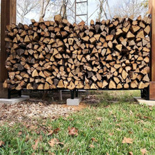 Kaminholzregal Stahl Brennholzregal Stapelhilfe für Brennholz Kaminholzständer 