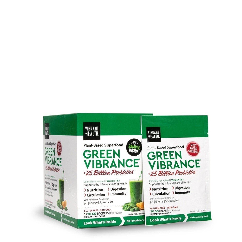 Пакеты Vibrant Health Green Vibrance 121 г 7090₽