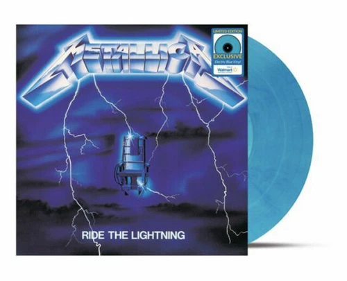 Metallica Ride The Lightning, 180 GRAM Electric Blue COLORED Vinyl, NEW & SEALED
