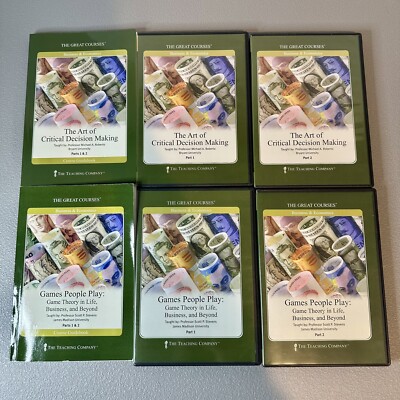 The Great Courses LOT: Art of Critical Decision Making & Games People Play