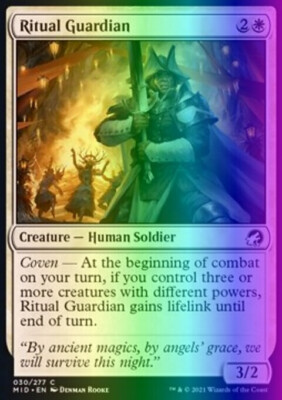 MTG Magic the Gathering Ritual Guardian (30/473) Innistrad Midnight ...