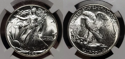 1944 P Walking Liberty Half Dollar 50c NGC MS 68