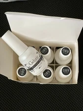 6 Bottles Gelixir Soak Off Gel Polish BLACK NIGHT -089  UV/LED 15 mL - 0.5 fl oz