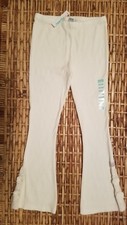 NWT Naartjie Fancy Boot cut Pants fits like leggins   Cotton IVORY Size 6